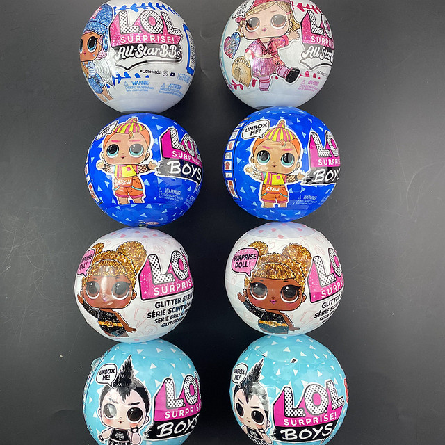 2PCS/set Original LOL ball toys Generation lol dolls Action Figure